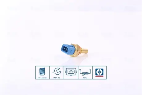 Датчик, температура охолоджуючої рідини nissens 207076