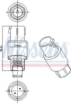 Датчик тиску First Fit nissens 301001