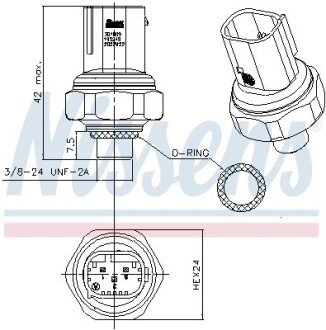 Датчик тиску First Fit nissens 301009