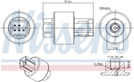 Датчик тиску First Fit nissens 301019