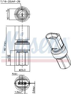 Датчик тиску First Fit nissens 301098