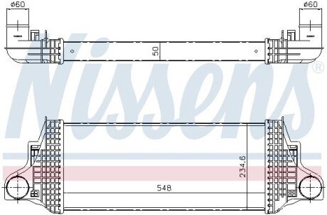 Интеркулер nissens 96419