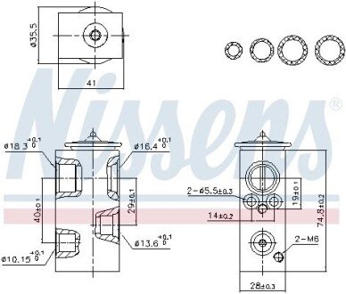 Клапан кондиціонера First Fit nissens 999457 на Рено Kadjar