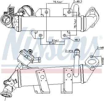 Клапан рециркуляціі ВГ (EGR) First Fit Nissens 989287