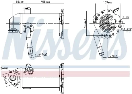 Клапан рециркуляціі ВГ (EGR) First Fit nissens 989431
