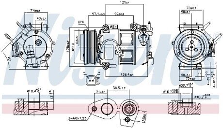 Компресор кондиціонера First Fit nissens 890693