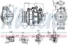Комплект сцепления в сборе nissens 890749