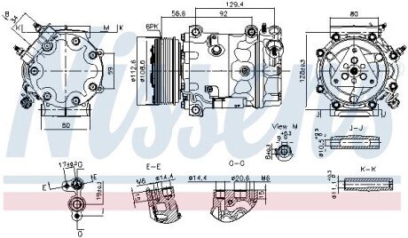 Компресор кондиціонера First Fit nissens 890780