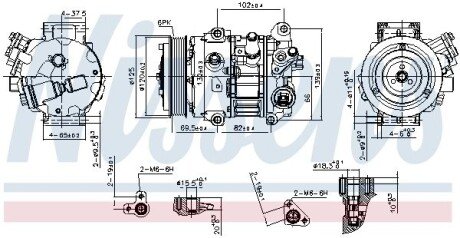 Компресор кондиціонера First Fit nissens 890803