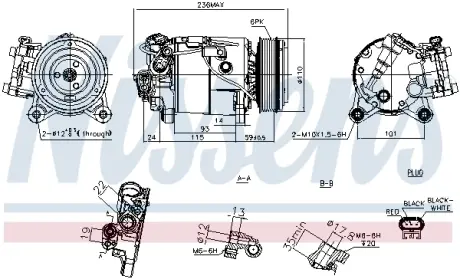 Комплект зчеплення в зборі Nissens 891019