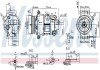 Компресор кондиціонера nissens 890030