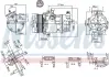 Компресор кондицiонера nissens 890074