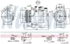 Компресор кондицiонера nissens 890115