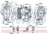 Компресор кондиціонера nissens 890141