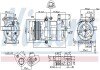 Компресор кондиціонера nissens 890217