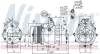 Компресор кондицiонера nissens 89037