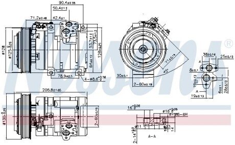 Компресор кондиціонера nissens 890371