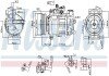 Компресор кондиціонера nissens 890551