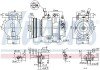 Компресор кондиціонера nissens 890684