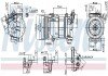 Компрессор кондиционера First Fit nissens 890051