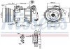 Компрессор кондиционера nissens 89148