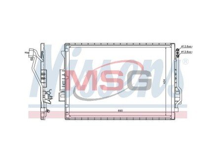 Конденсер кондиціонера nissens 940137