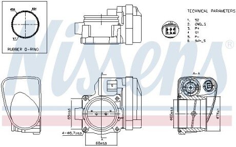 Корпус дросельної заслiнки nissens 955098 на Бмв E87