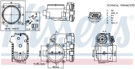 DB Дросельна заслонка C-CLASS (W203), CLC-CLASS (CL203), E-CLASS (W211), SPRINTER (B906) nissens 955150