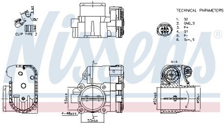 FORD Дросельна заслонка TRANSIT TOURNEO 06-, TRANSIT nissens 955119 на Форд Transit