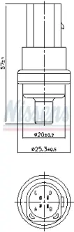 NISSENS VW Датчик температури води Audi A2/3/4/6/8, Golf IV, Passat, T4, Skoda Octavia, SuperB Nissens 207009