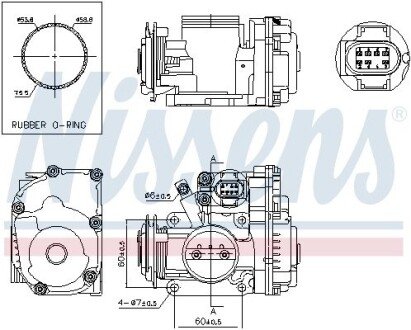 VW Дросельна заслонка Golf IV, Polo, Skoda Octavia 1.4 nissens 955039