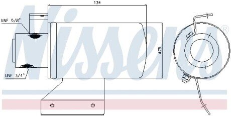 Осушитель кондиционера Volkswagen nissens 95053