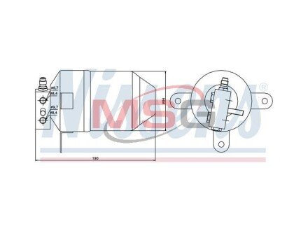 Осушитель nissens 95006 на Бмв E34