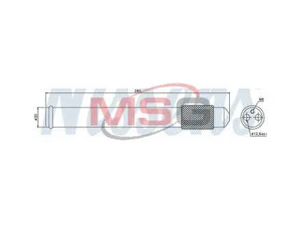 Осушитель nissens 95360 Мазда 3 bl