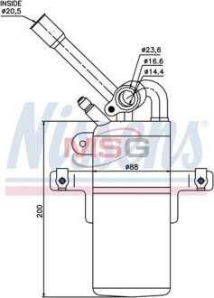 Осушувач кондиціонера nissens 95213