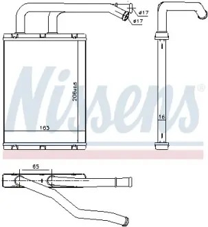 Отопитель Nissens 707176