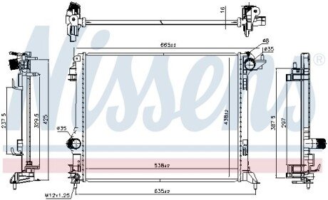 Прокладка впускного колектора nissens 606472 на Рено Megane