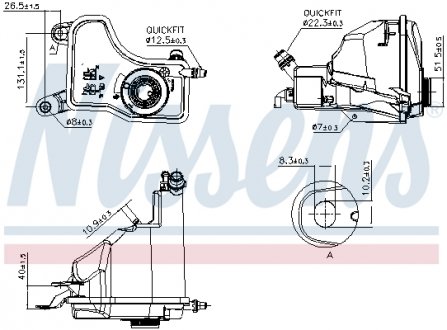 Р‘Р°С‡РѕРє СЂРѕР·С€РёСЂСЋРІР°Р»СЊРЅРёР№ nissens 996153 на Бмв Е90