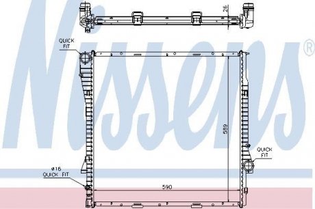 Радиатор First Fit nissens 60788A