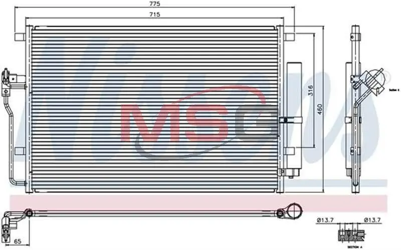 Радиатор First Fit nissens 94917
