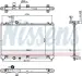Радиатор интеркулера nissens 607404