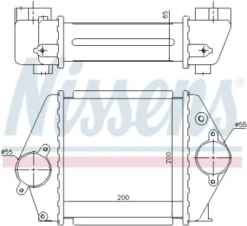 Радіатор інтеркулера Nissens 96570