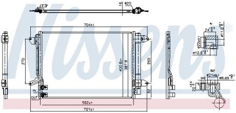 Радіатор кондиціонера FIRST FIT nissens 940907