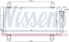 Радиатор кондиционера nissens 940032