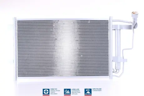 Радиатор кондиционера nissens 940149 Мазда 3 bl