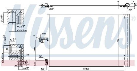 Радіатор кондиціонера nissens 940420