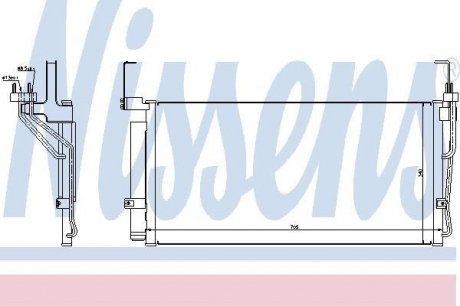 Радiатор кондицiонера nissens 94451