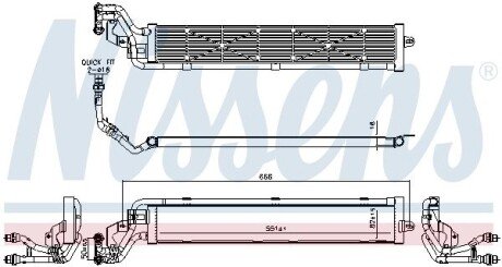 Радиатор интеркулера nissens 606268 на Шкода Octavia A8