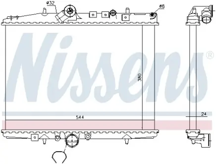 Радіатор Nissens 61294A
