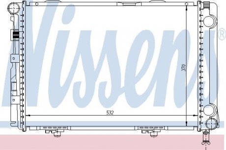 Радiатор nissens 62549A на Мерседес W124